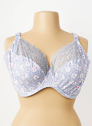 Soutien-gorge bretelle multi position haut soutien-gorge emboitant violet ELOMI femme