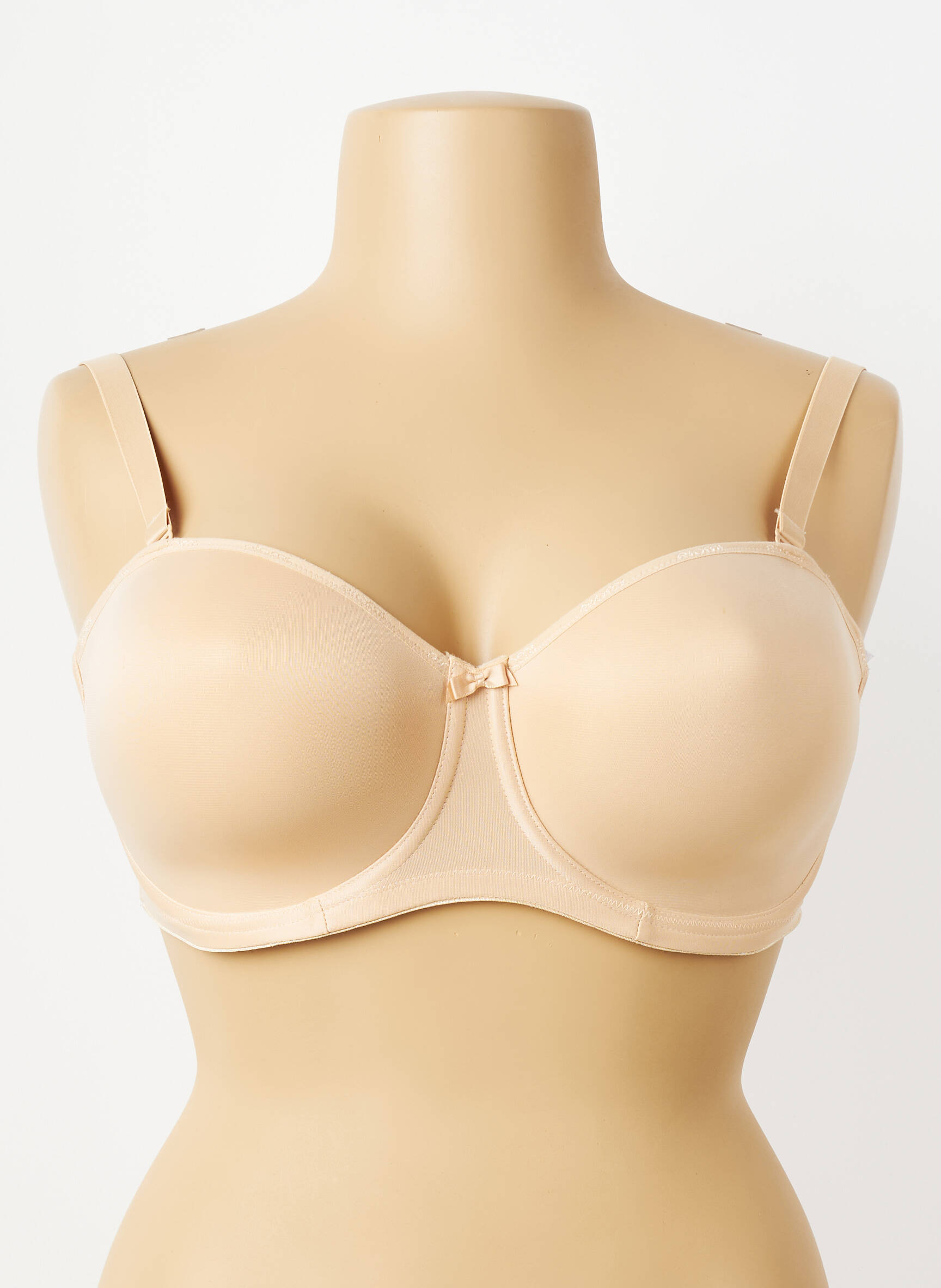 Soutien-gorge effet matière satinée haut soutien-gorge moulé chair ELOMI femme