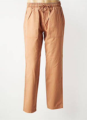 Pantalon slim tissage popeline taille normale orange IRON AND RESIN homme