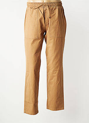 Pantalon slim tissage popeline taille normale beige IRON AND RESIN homme