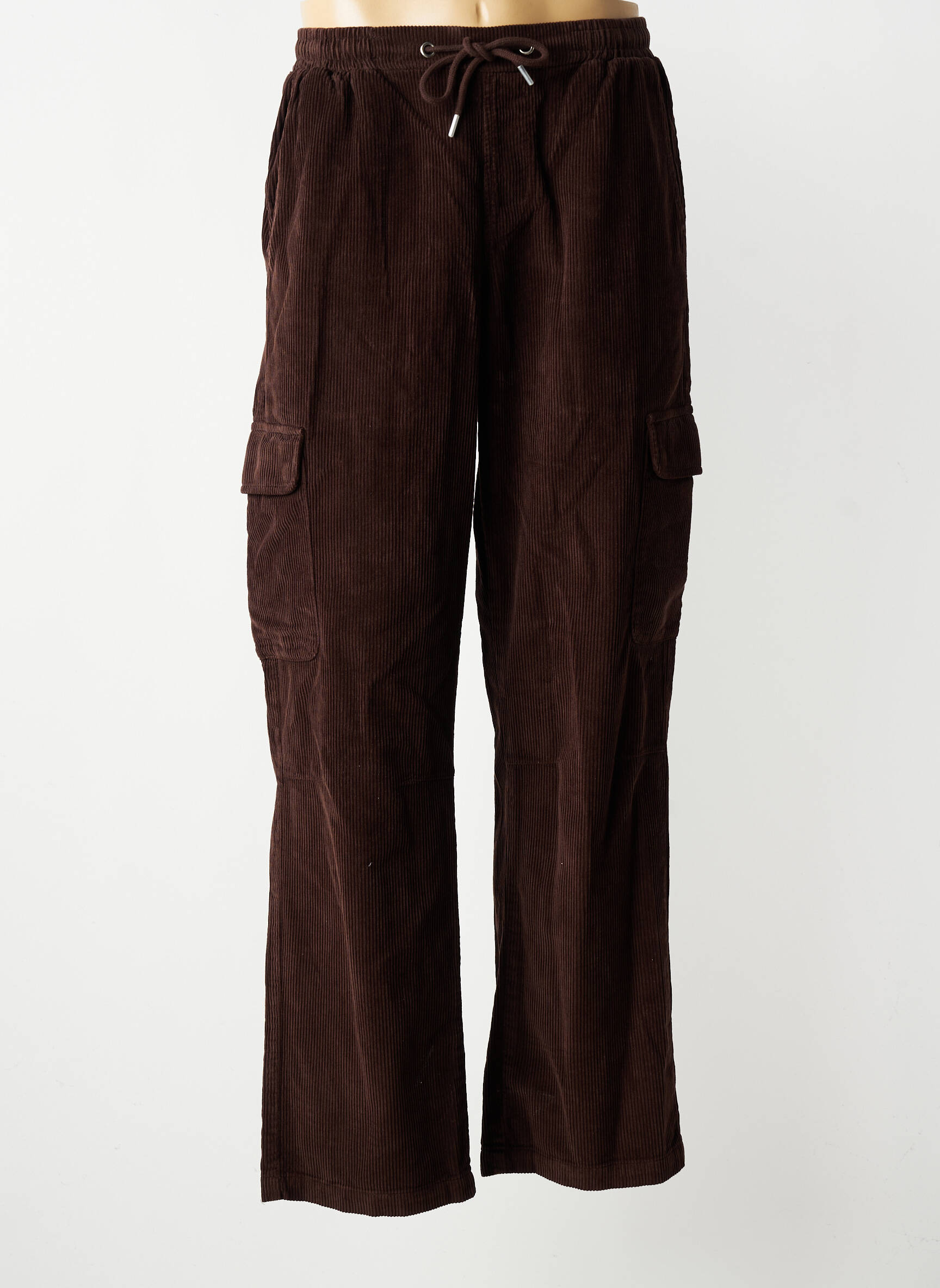 Pantalon cargo coupe droite taille normale marron IRON AND RESIN homme