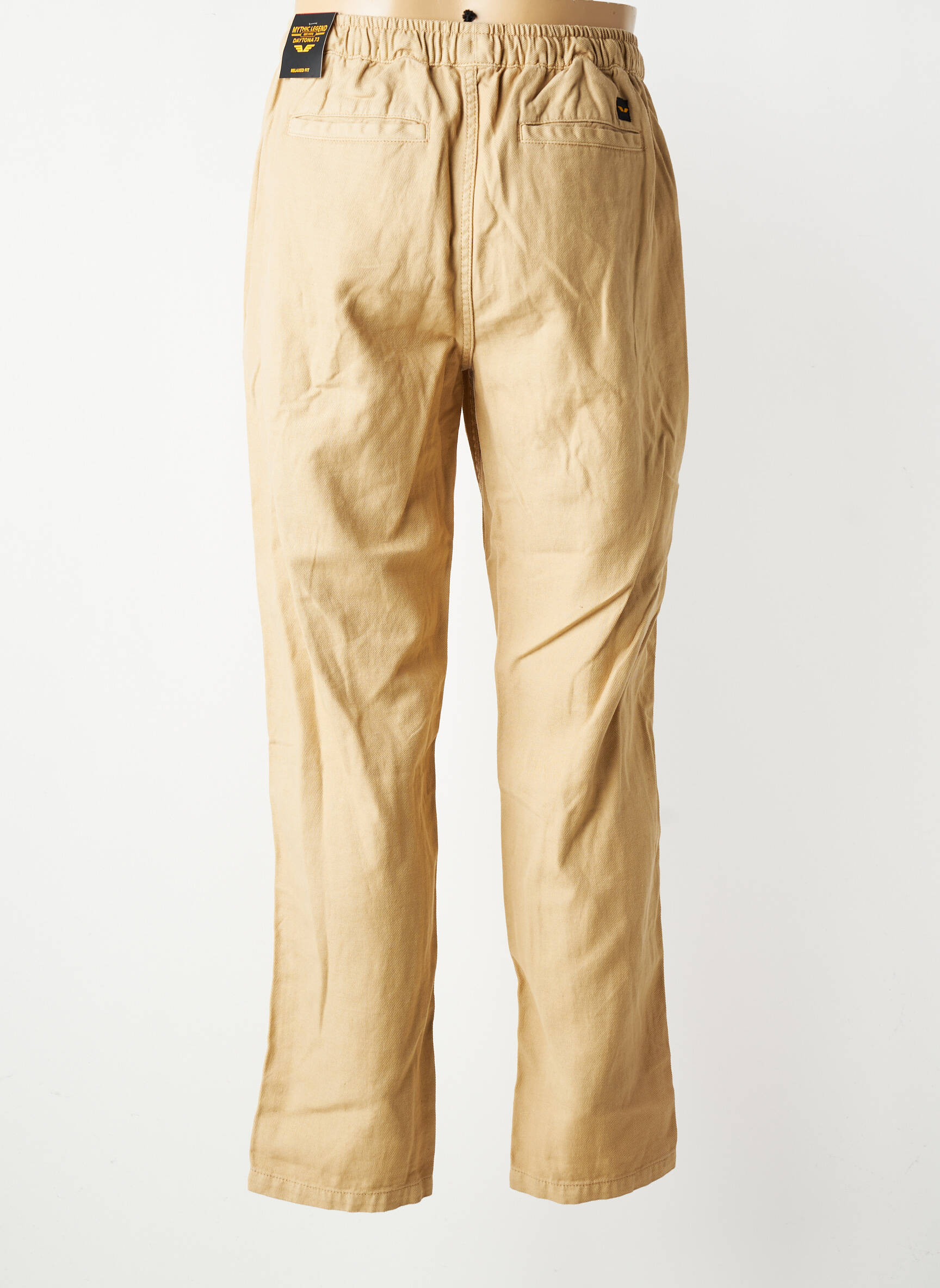 Pantalon slim poches taille normale beige DAYTONA homme