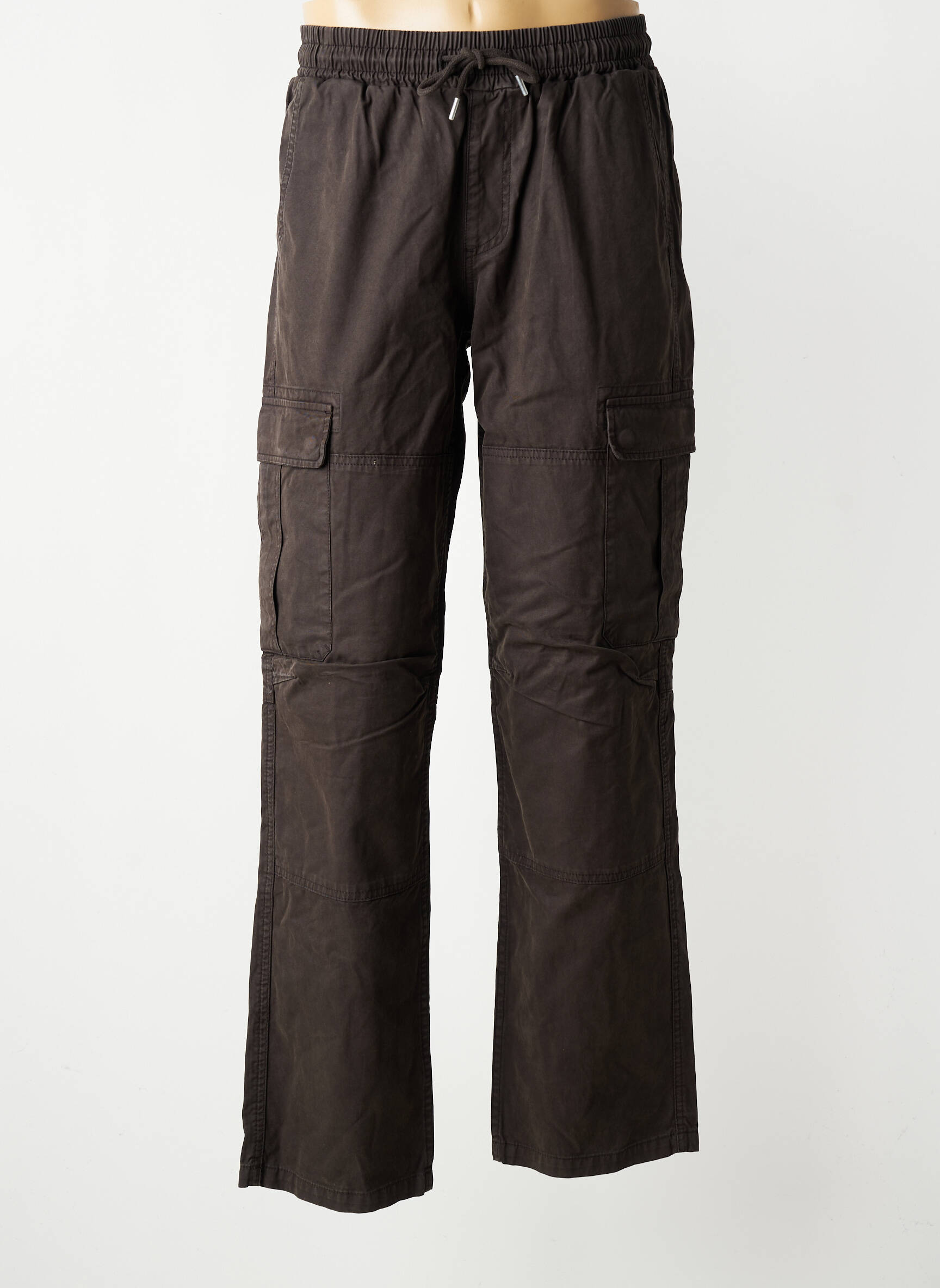 Pantalon cargo coupe droite taille normale gris DAYTONA homme