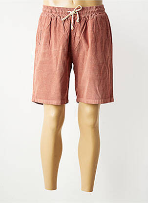 Bermuda taille élastique taille normale rose DAYTONA homme