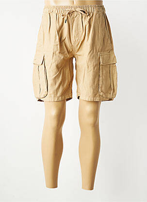 Bermuda taille élastique taille normale beige DAYTONA homme
