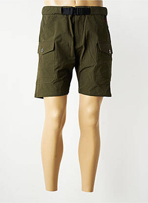Bermuda coupe droite taille normale vert IRON AND RESIN homme