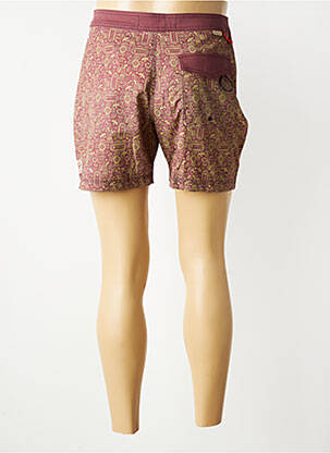 Short tissage popeline taille normale violet IRON AND RESIN homme