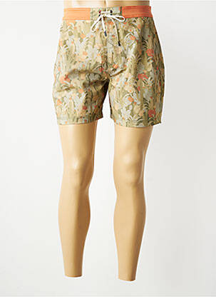 Short tissage popeline taille normale vert IRON AND RESIN homme