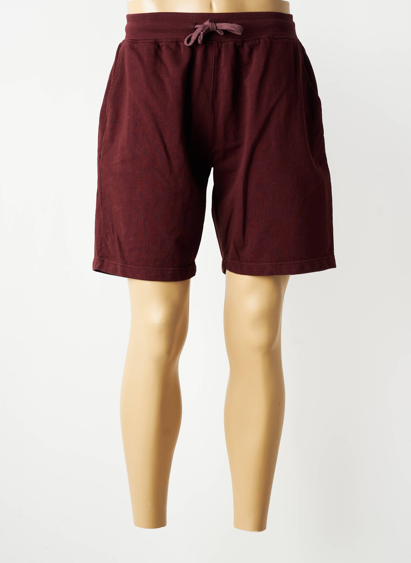 Short tissage popeline taille normale rouge DAYTONA homme