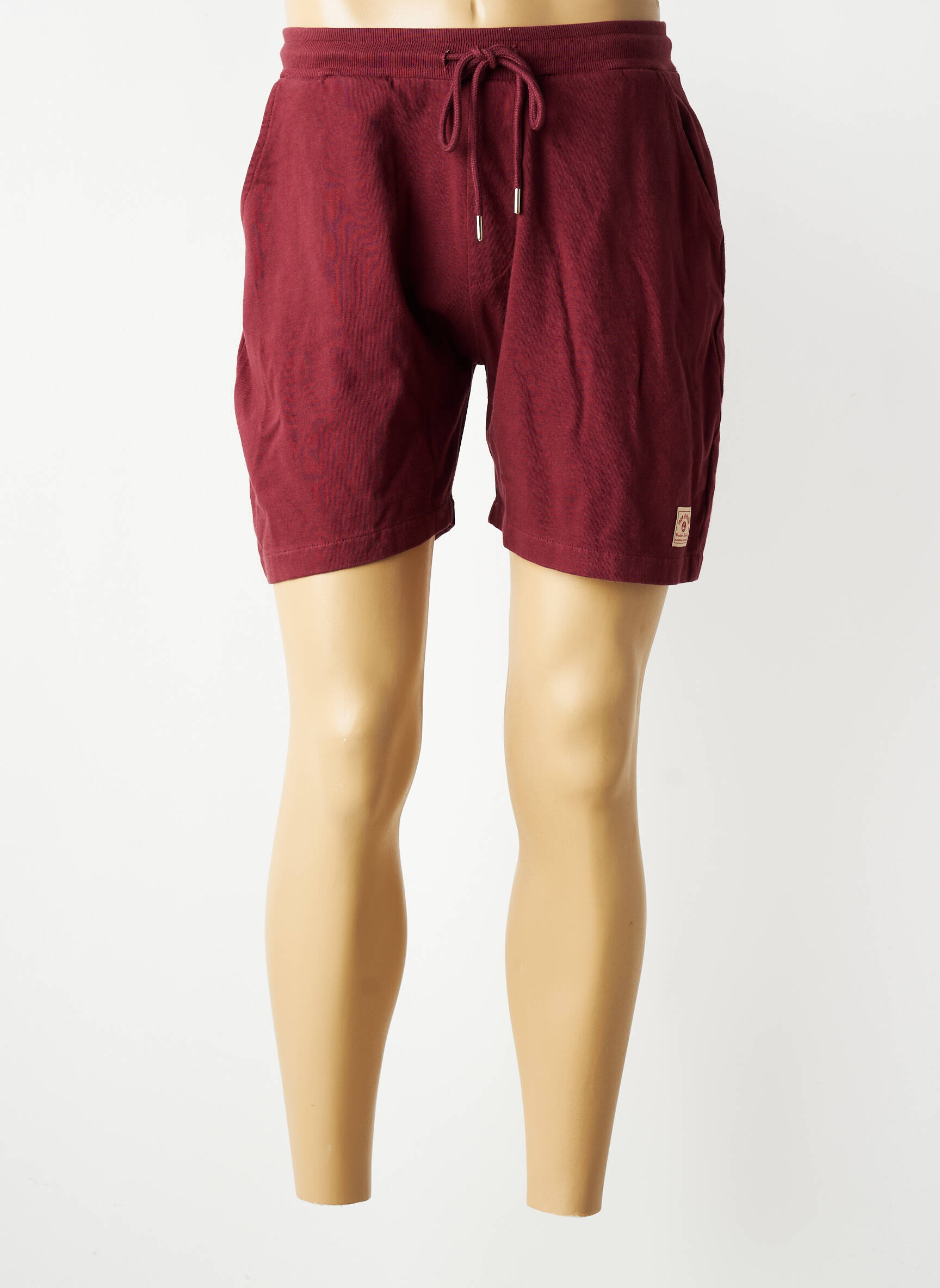 Short tissage popeline taille normale rouge IRON AND RESIN homme