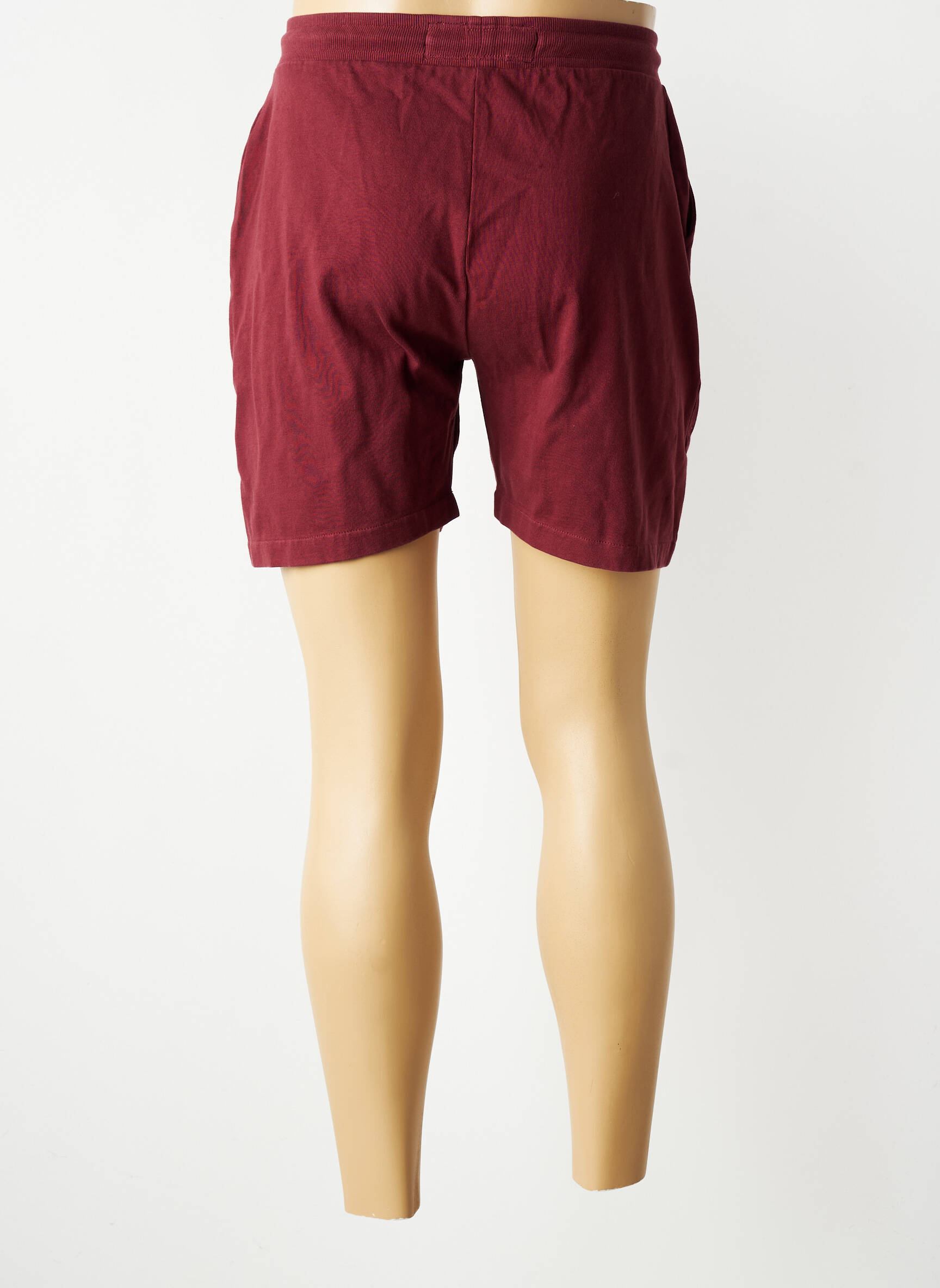 Short tissage popeline taille normale rouge IRON AND RESIN homme