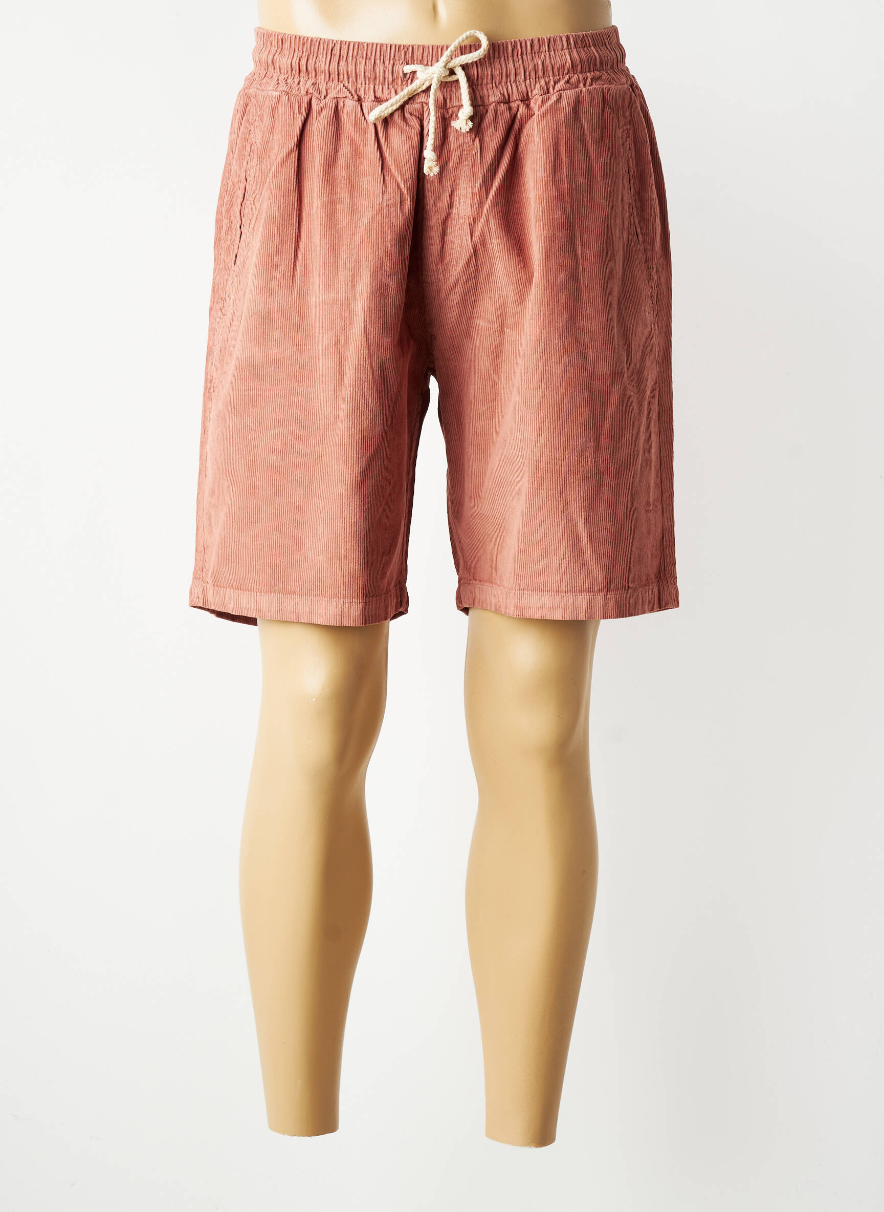 Bermuda taille élastique taille normale rose DAYTONA homme