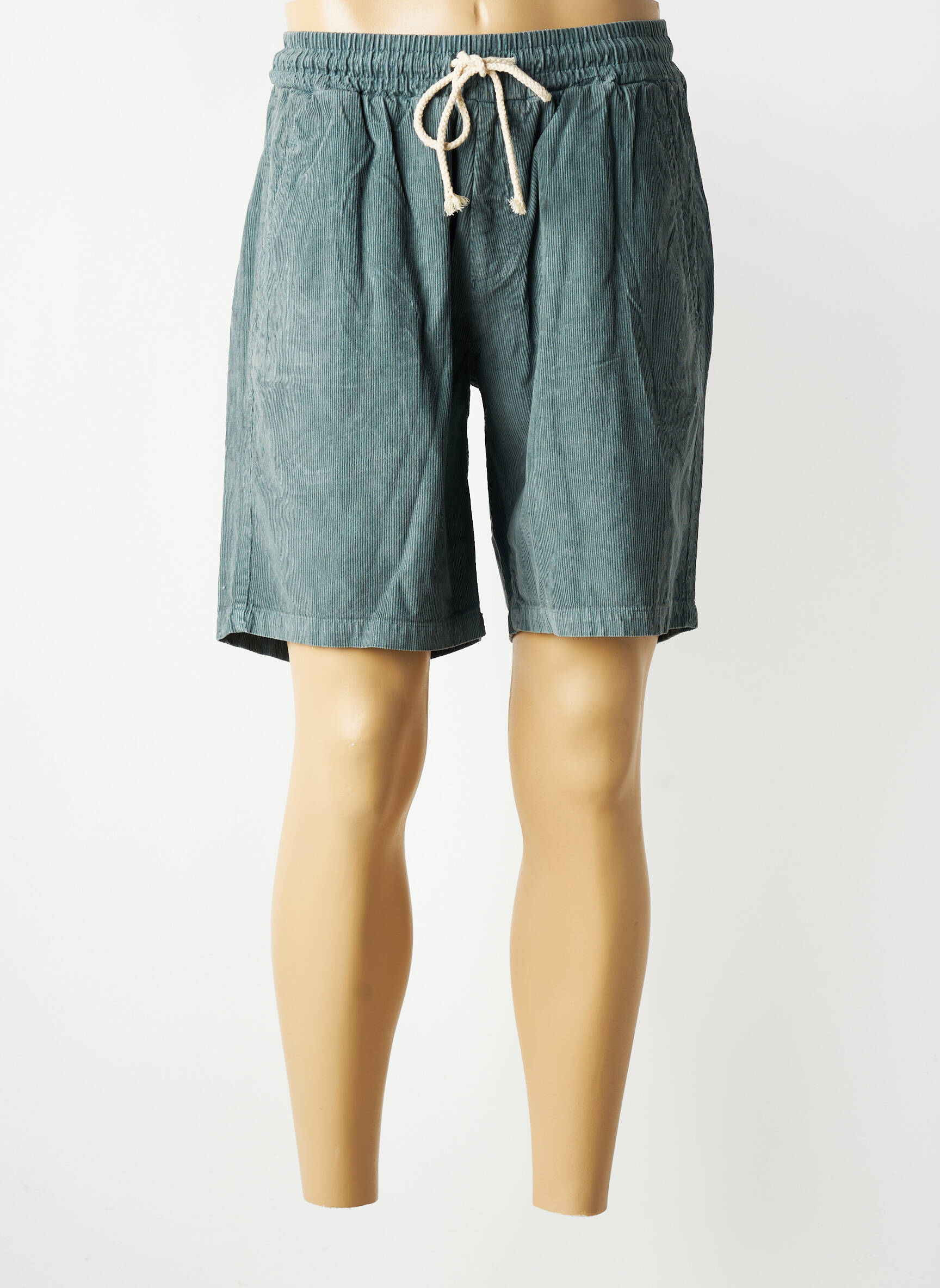 Bermuda taille élastique taille normale bleu DAYTONA homme