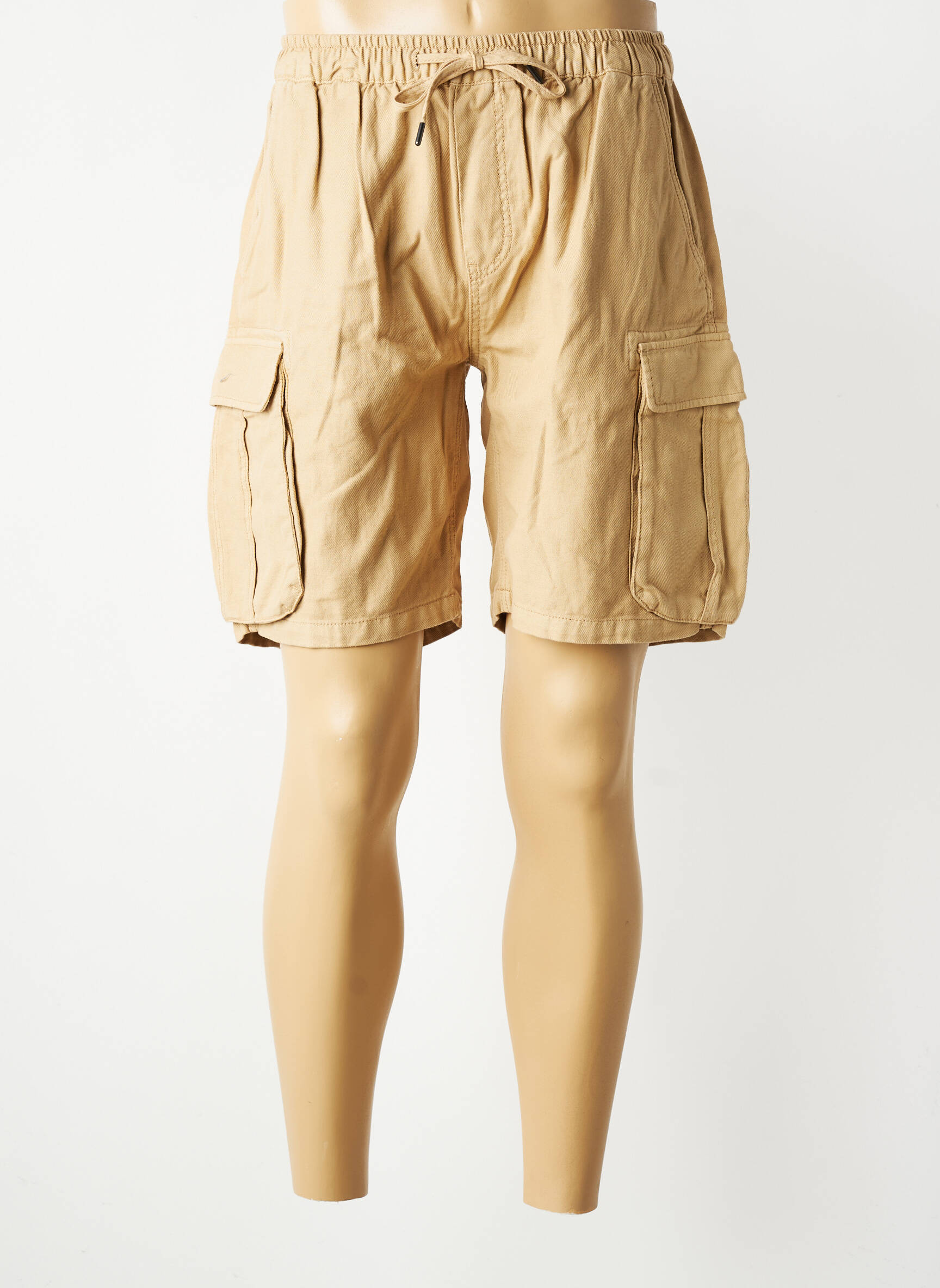 Bermuda taille élastique taille normale beige DAYTONA homme