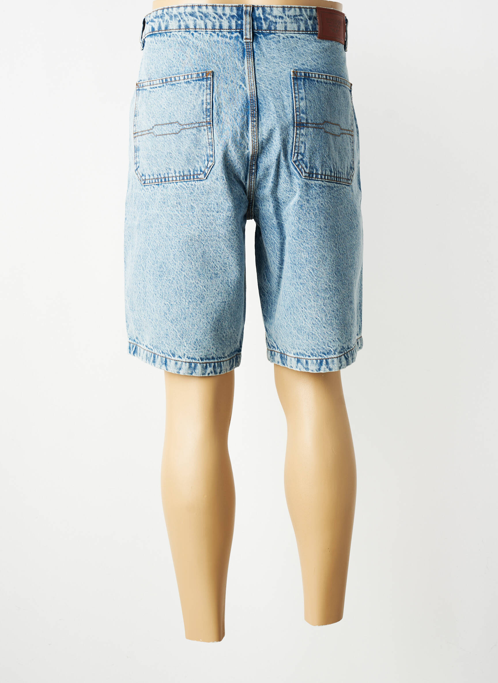 Bermuda tissage denim taille normale bleu DAYTONA homme
