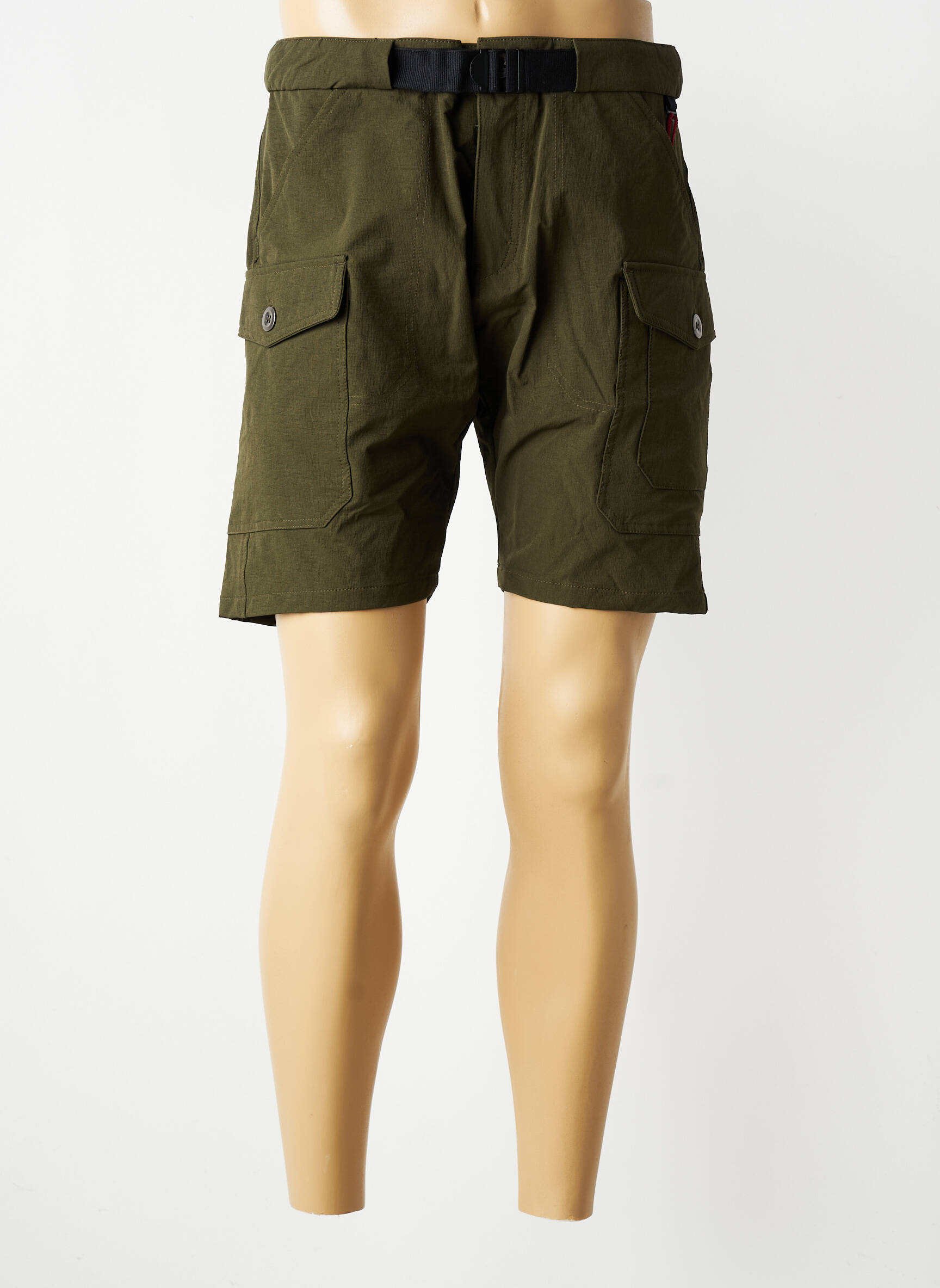 Bermuda coupe droite taille normale vert IRON AND RESIN homme