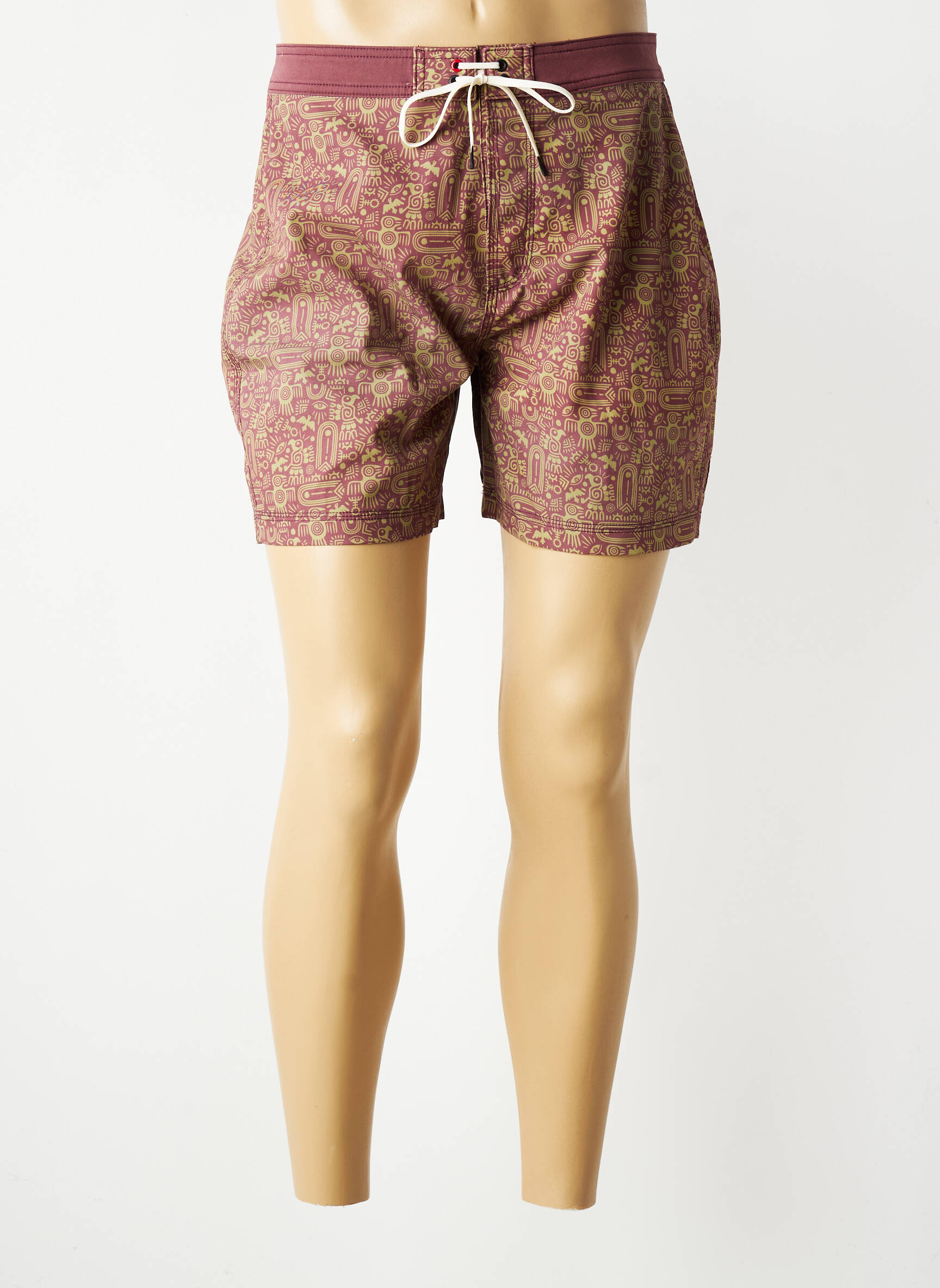 Short tissage popeline taille normale violet IRON AND RESIN homme