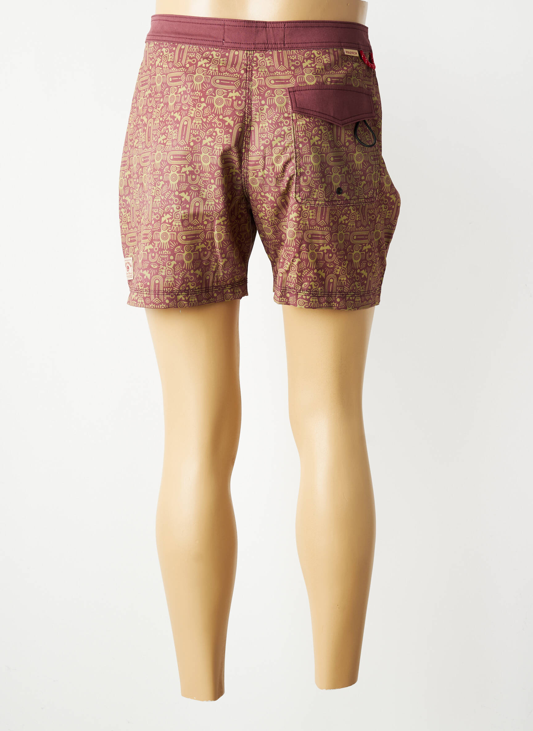 Short tissage popeline taille normale violet IRON AND RESIN homme