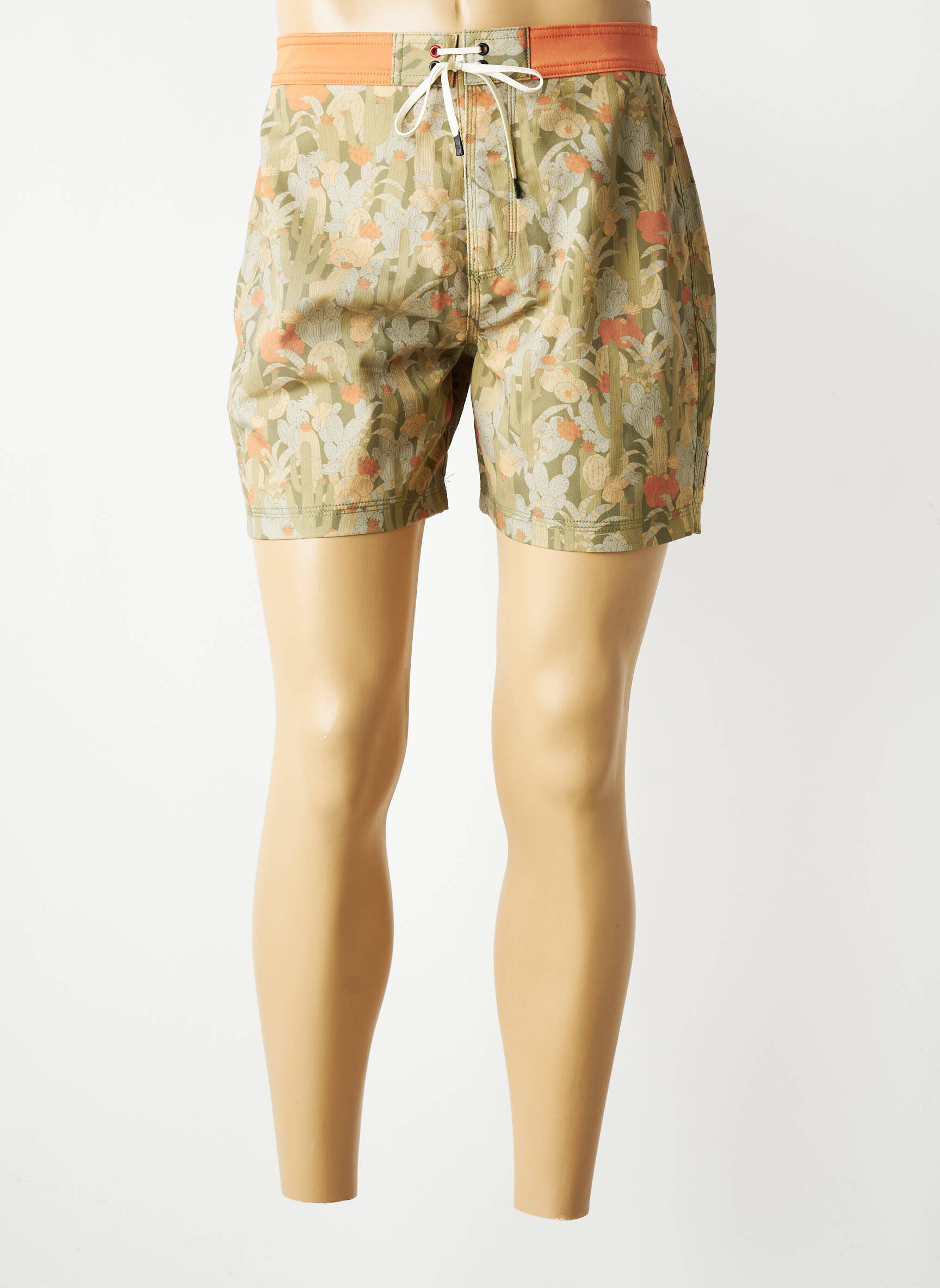 Short tissage popeline taille normale vert IRON AND RESIN homme