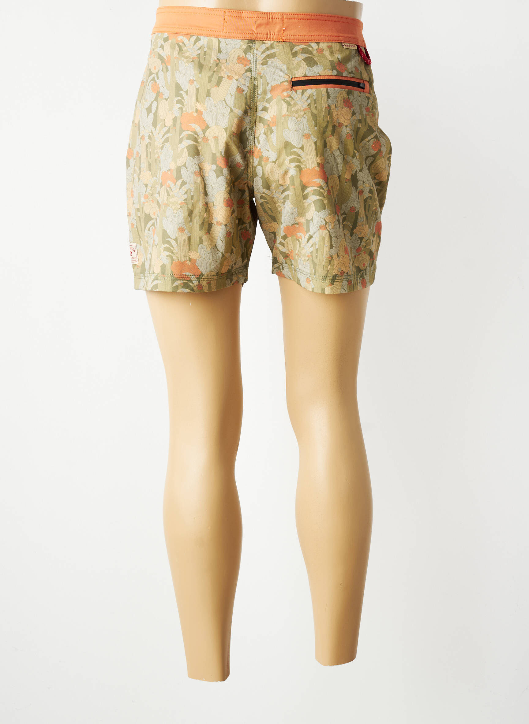 Short tissage popeline taille normale vert IRON AND RESIN homme