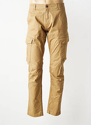 Pantalon cargo poches taille normale marron DAYTONA homme