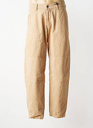 Pantalon chino poches taille normale beige DAYTONA homme