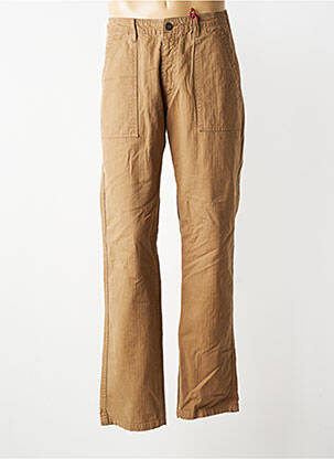 Pantalon chino poches taille normale marron IRON AND RESIN homme