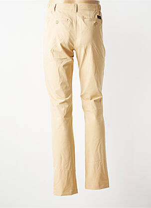 Pantalon slim stretch taille normale beige DAYTONA homme