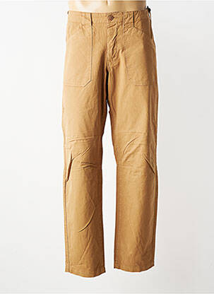 Pantalon droit taille normale taille normale marron DAYTONA homme
