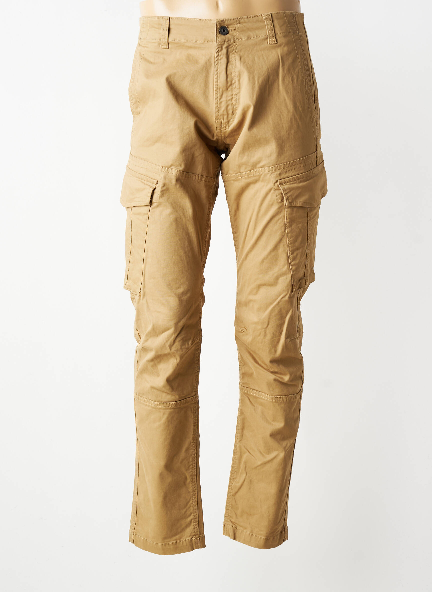 Pantalon cargo poches taille normale marron DAYTONA homme