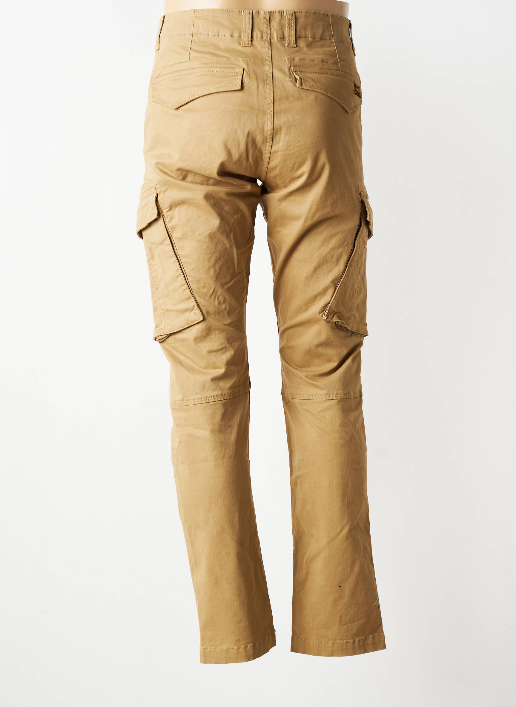 Pantalon cargo poches taille normale marron DAYTONA homme