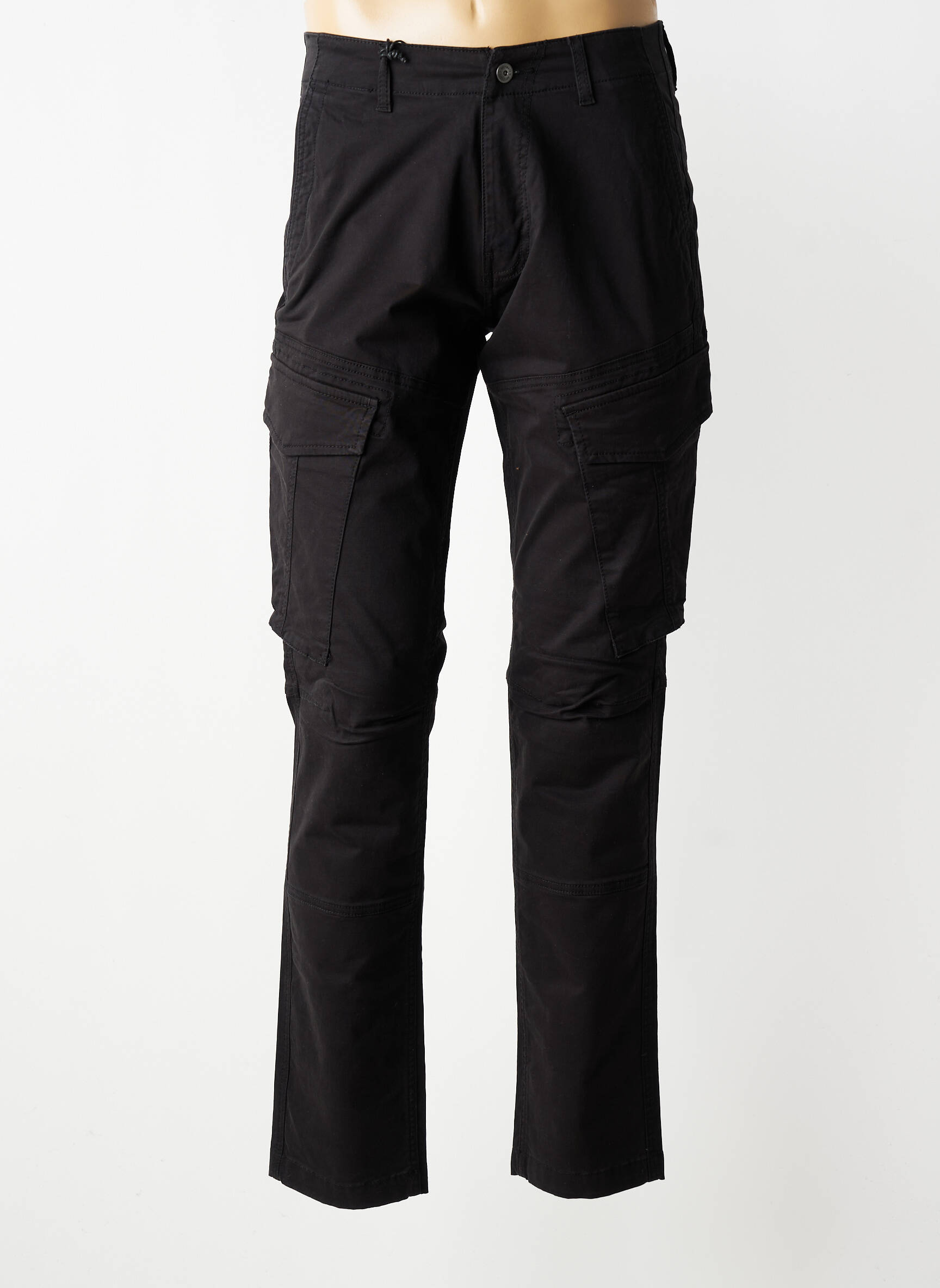 Pantalon cargo poches taille normale noir DAYTONA homme