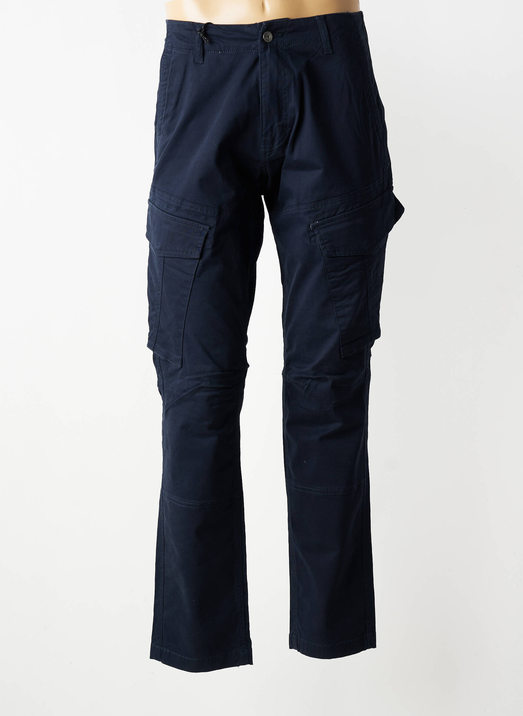 Pantalon cargo poches taille normale bleu DAYTONA homme