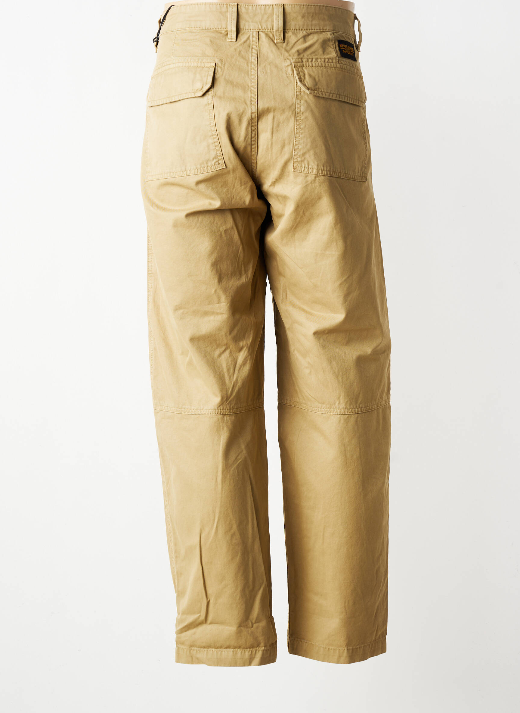 Pantalon cargo coupe droite taille normale beige DAYTONA homme