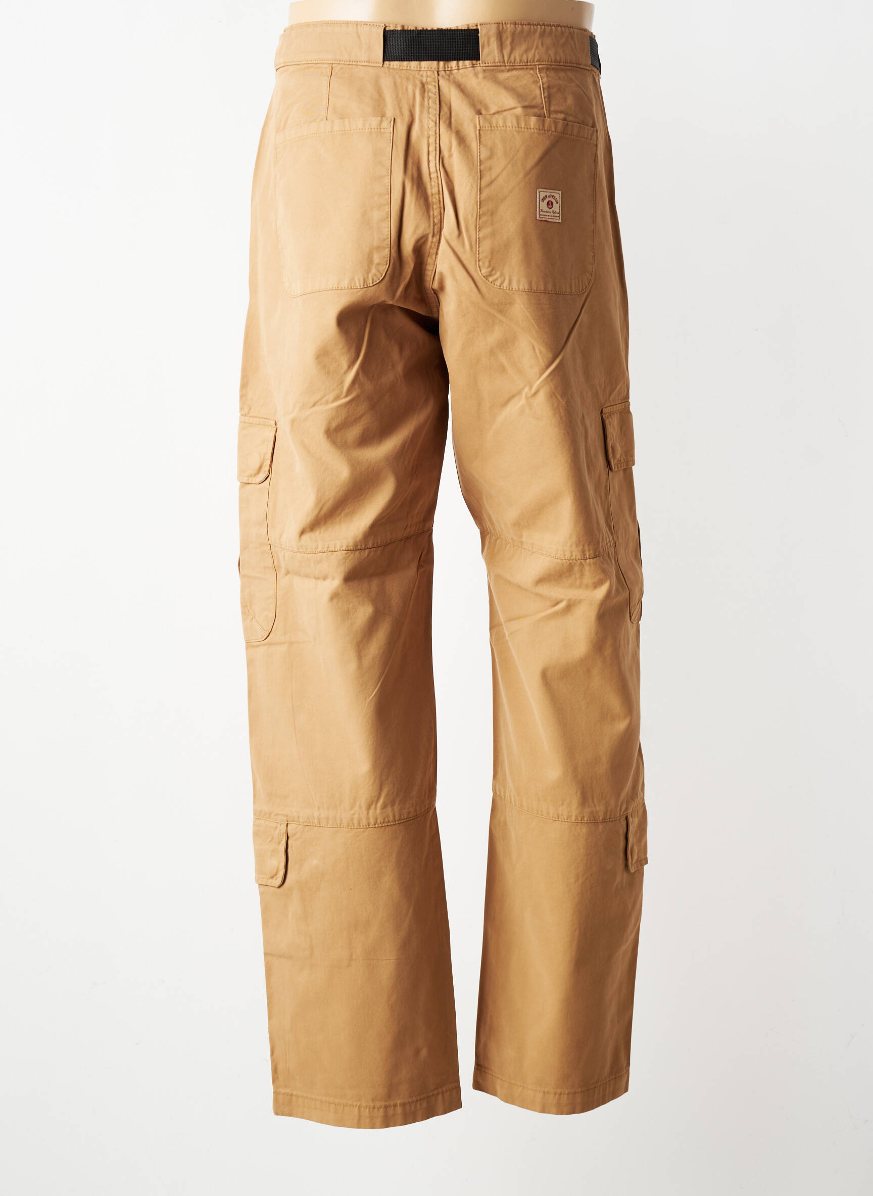 Pantalon cargo coupe droite taille normale marron IRON AND RESIN homme