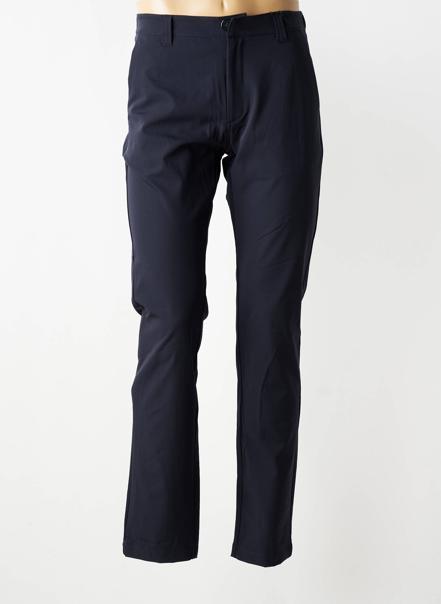 Pantalon chino stretch taille normale bleu DAYTONA homme