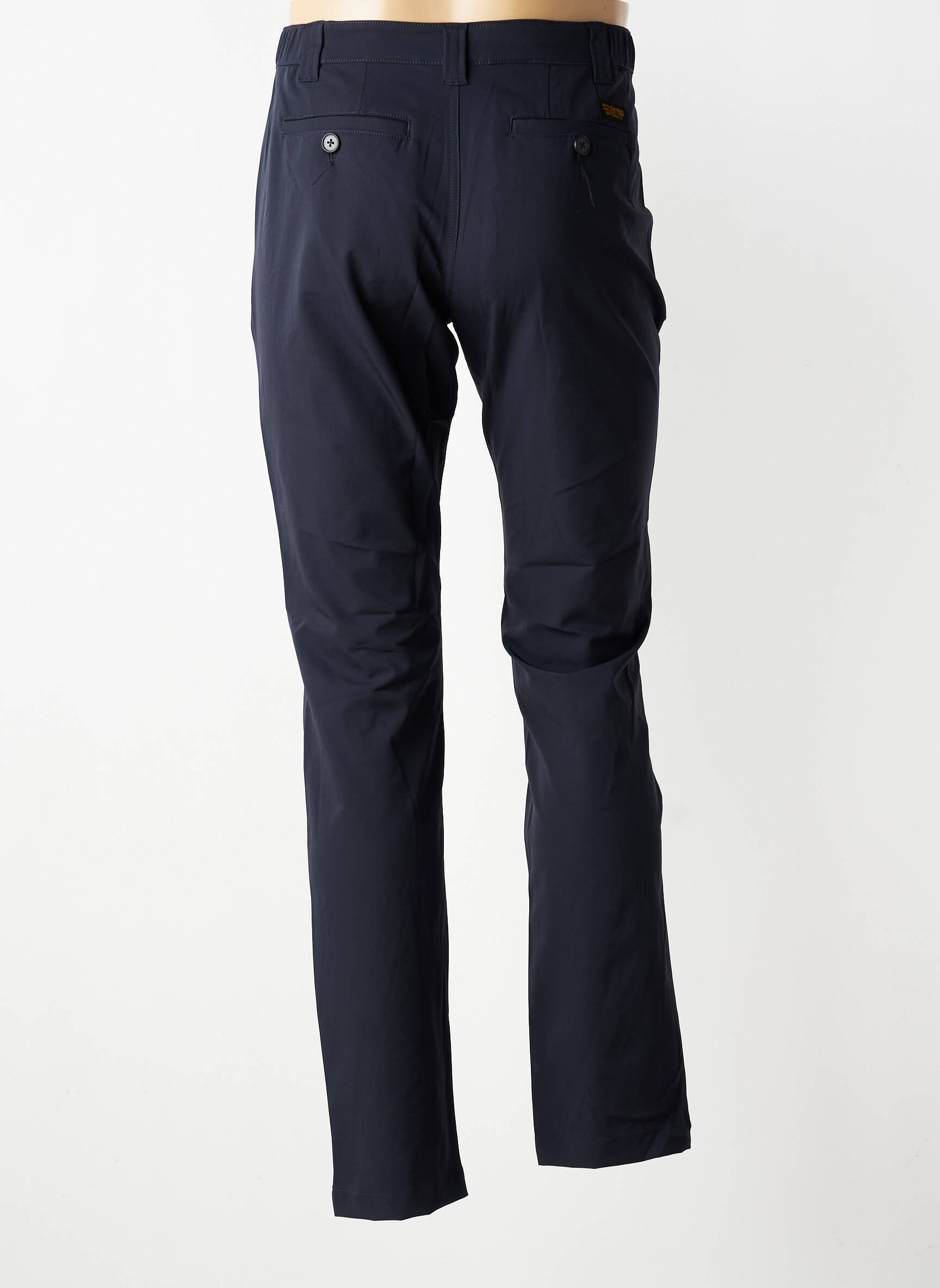 Pantalon chino stretch taille normale bleu DAYTONA homme