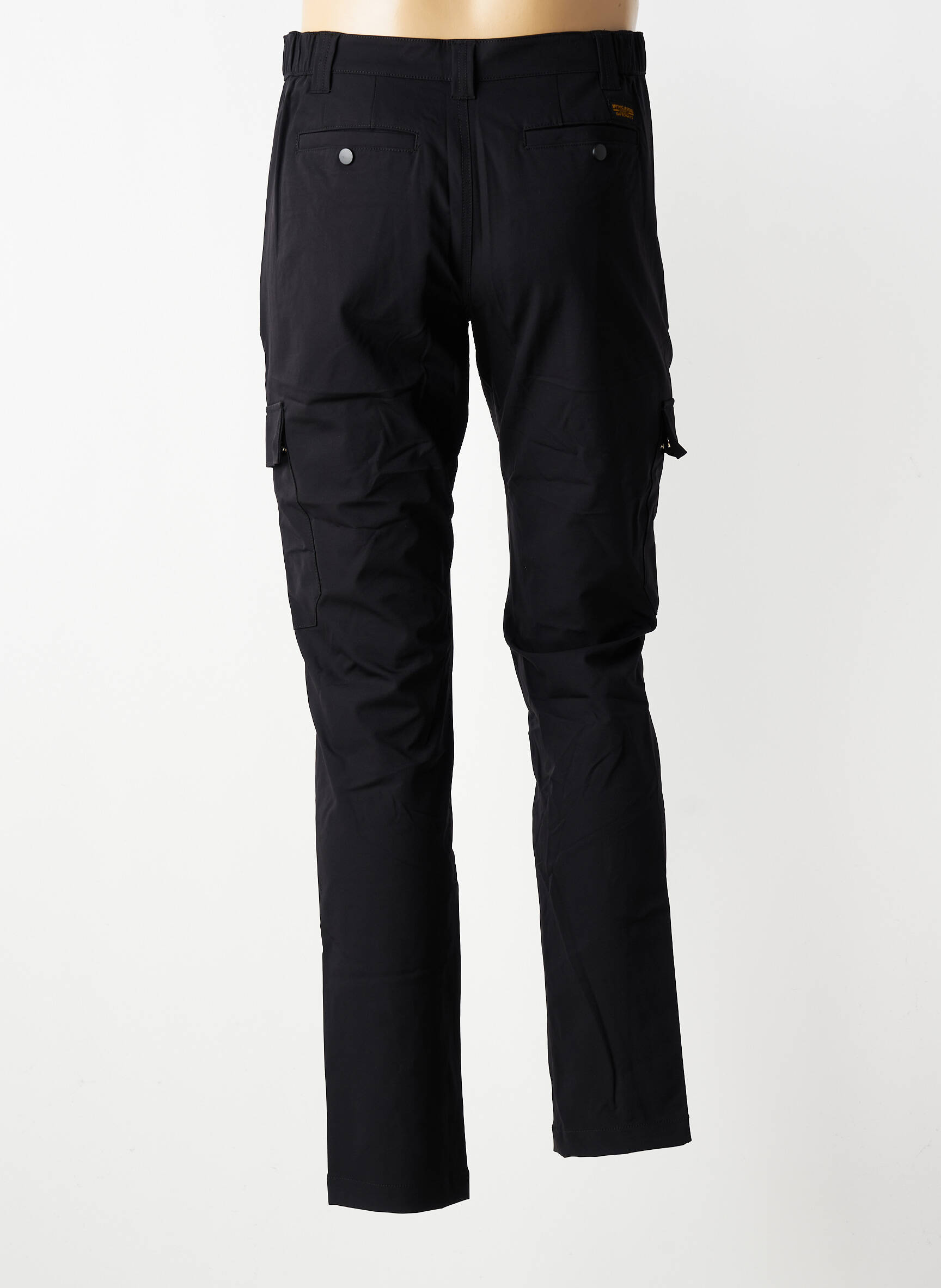 Pantalon cargo poches taille normale noir DAYTONA homme