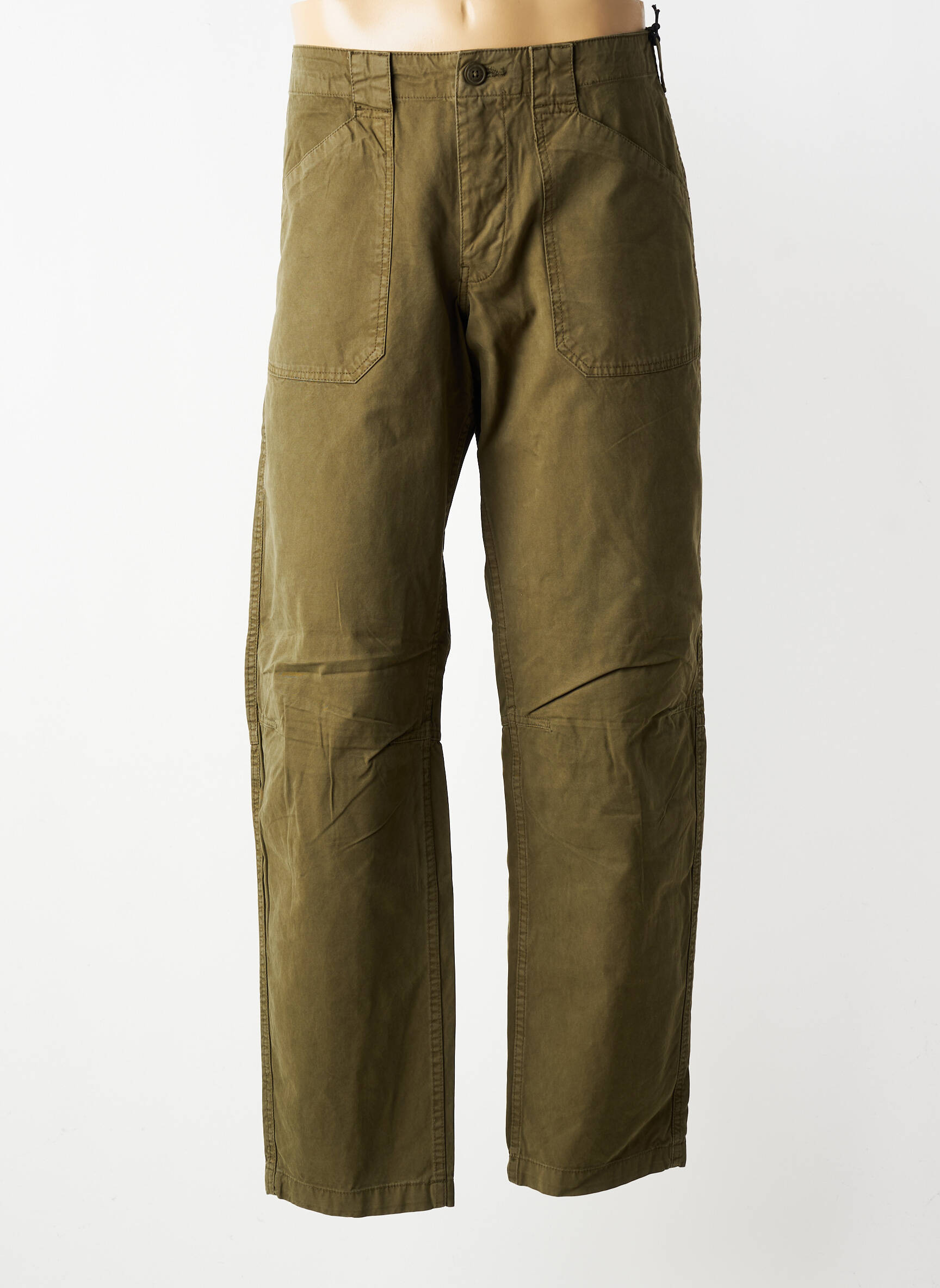 Pantalon droit taille normale taille normale vert DAYTONA homme