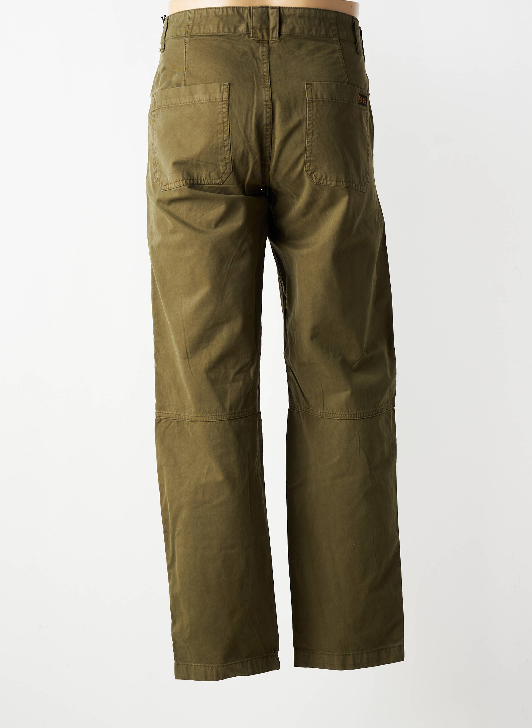 Pantalon droit taille normale taille normale vert DAYTONA homme