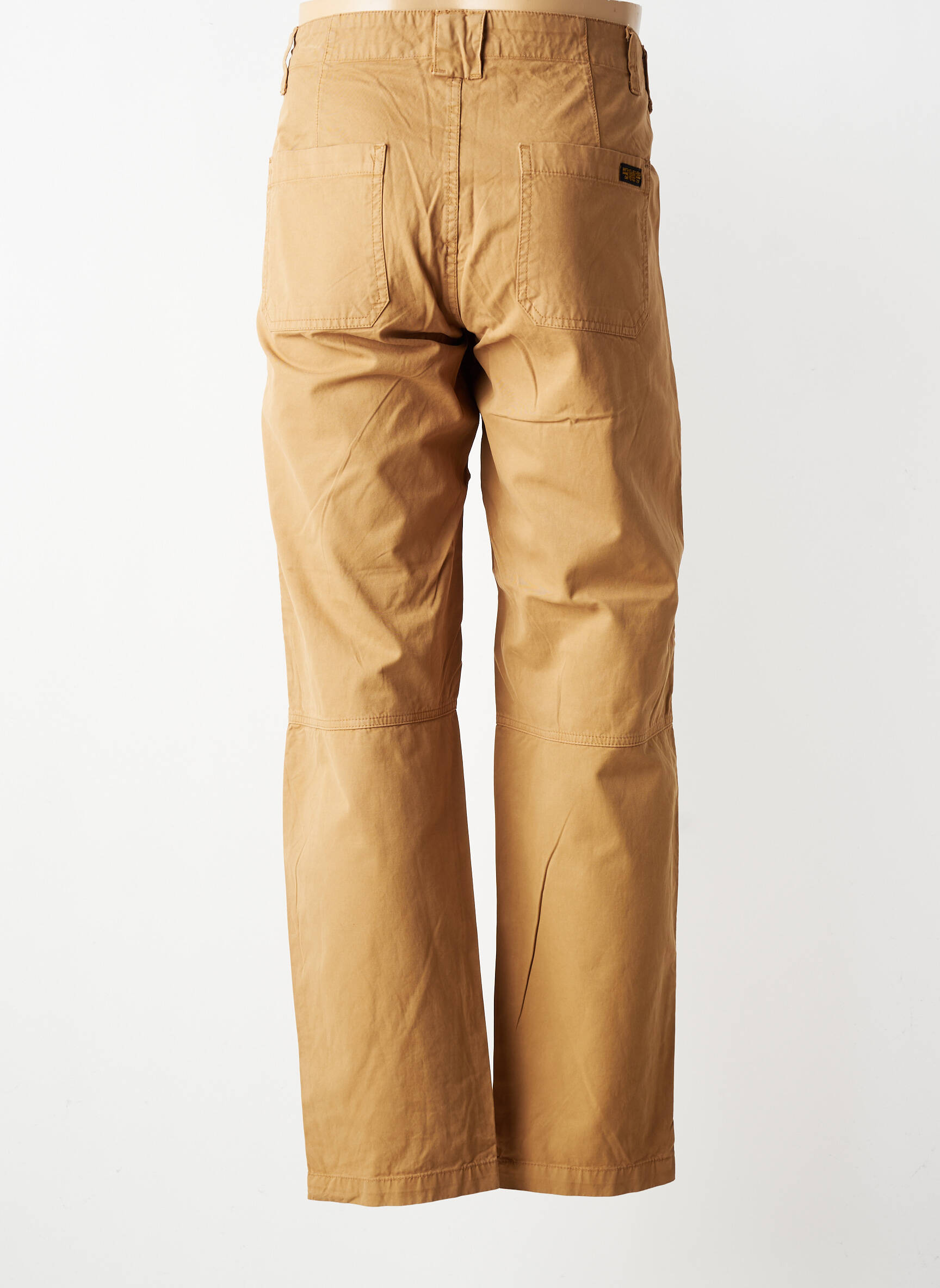 Pantalon droit taille normale taille normale marron DAYTONA homme
