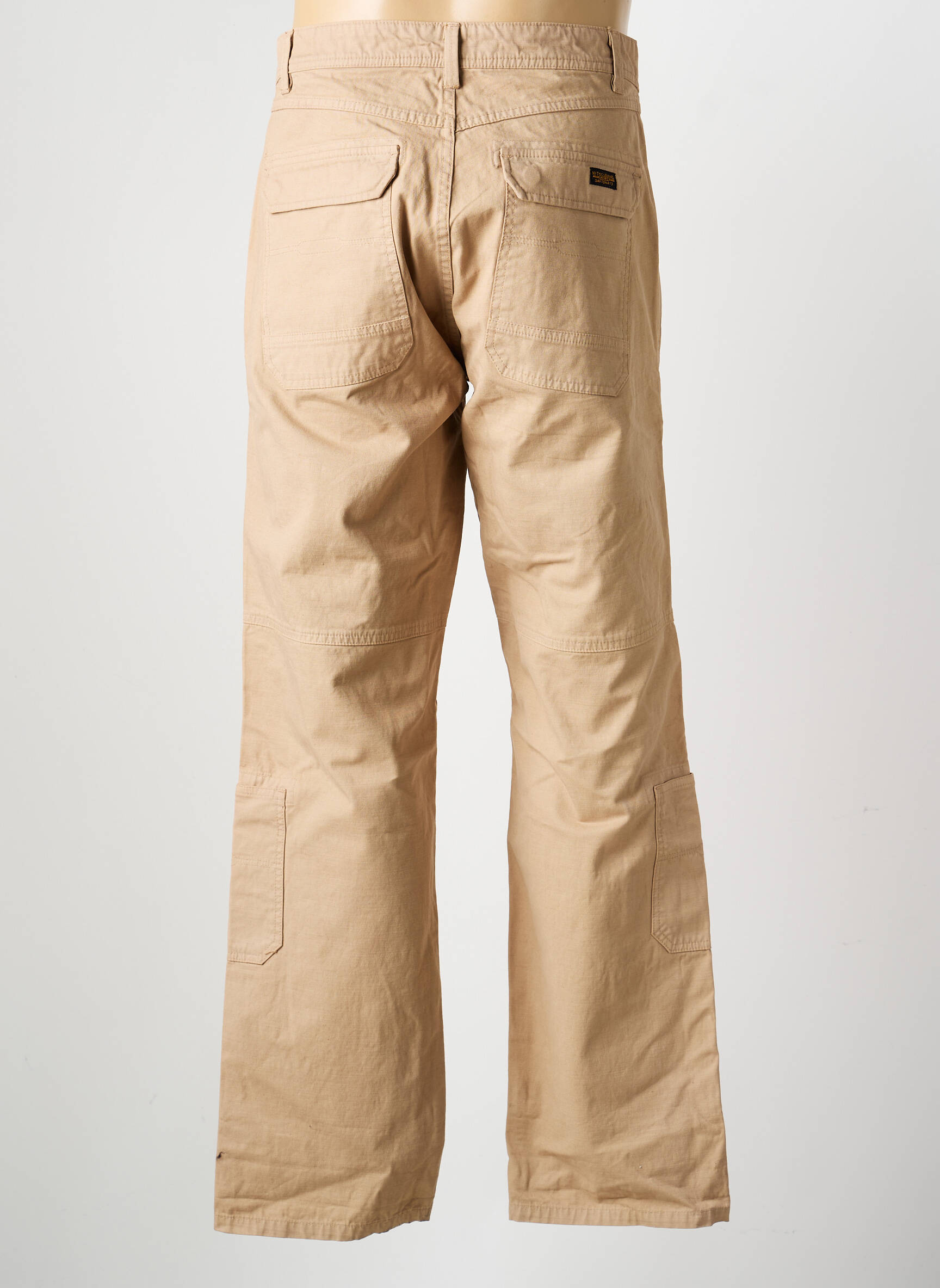 Pantalon cargo poches taille normale beige DAYTONA homme