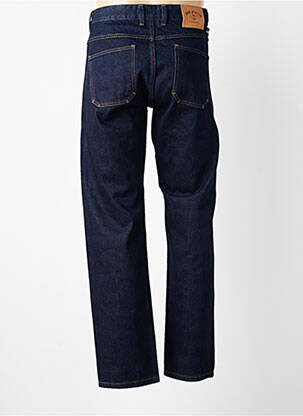 Jeans coupe droite fermeture boutonnée sur le devant taille normale bleu IRON AND RESIN homme
