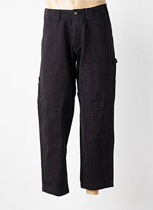 Jeans coupe droite fermeture zippée sous rabat boutonné taille normale noir DAYTONA homme