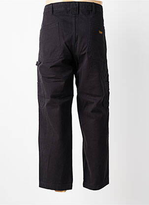Jeans coupe droite fermeture zippée sous rabat boutonné taille normale noir DAYTONA homme