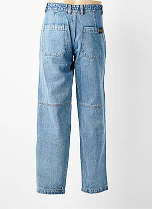 Jeans coupe droite fermeture boutonnée sur le devant bleu clair DAYTONA homme
