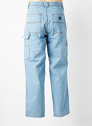 Jeans coupe droite fermeture zippée sous rabat boutonné taille normale bleu clair DAYTONA homme