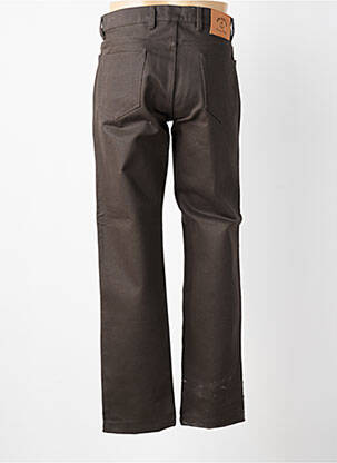 Jeans coupe droite fermeture zippée sous rabat boutonné taille normale gris IRON AND RESIN homme