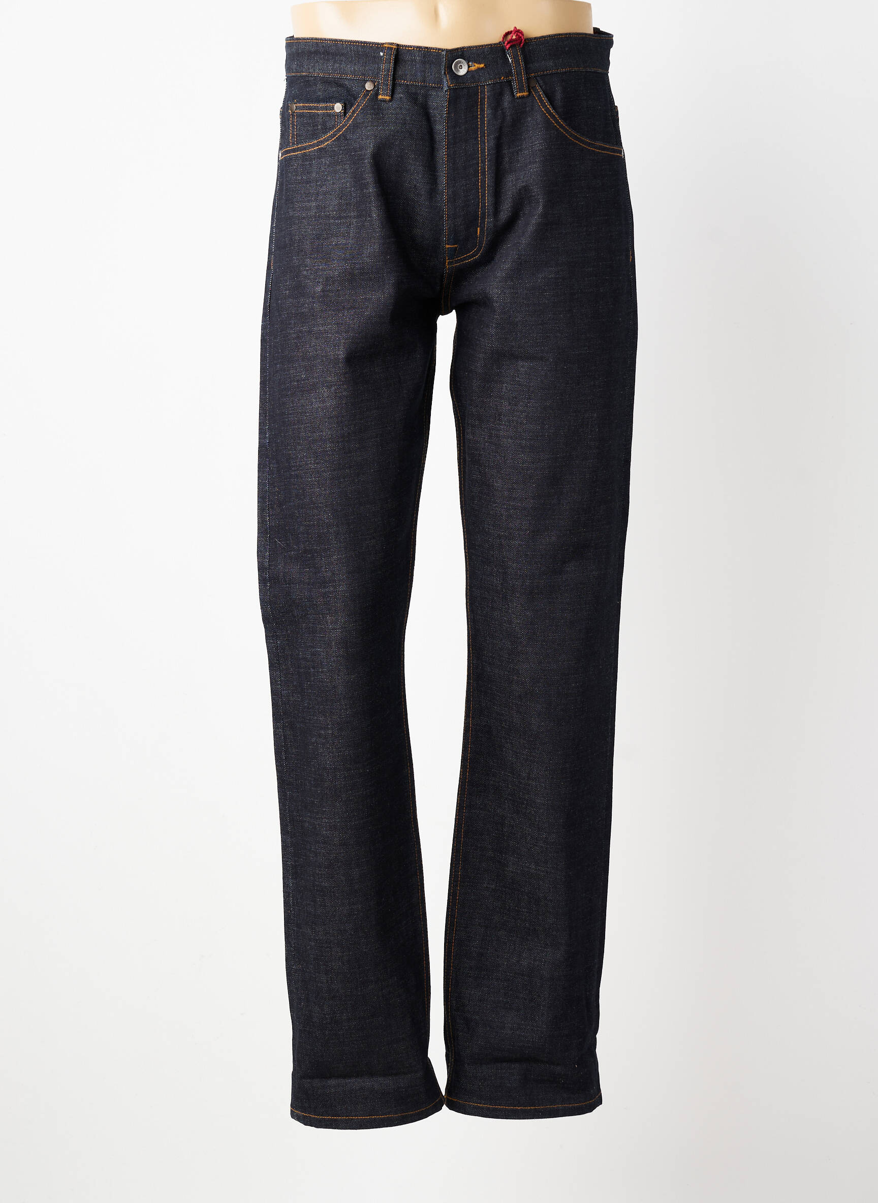 Jeans coupe slim tissage brut taille normale bleu IRON AND RESIN homme