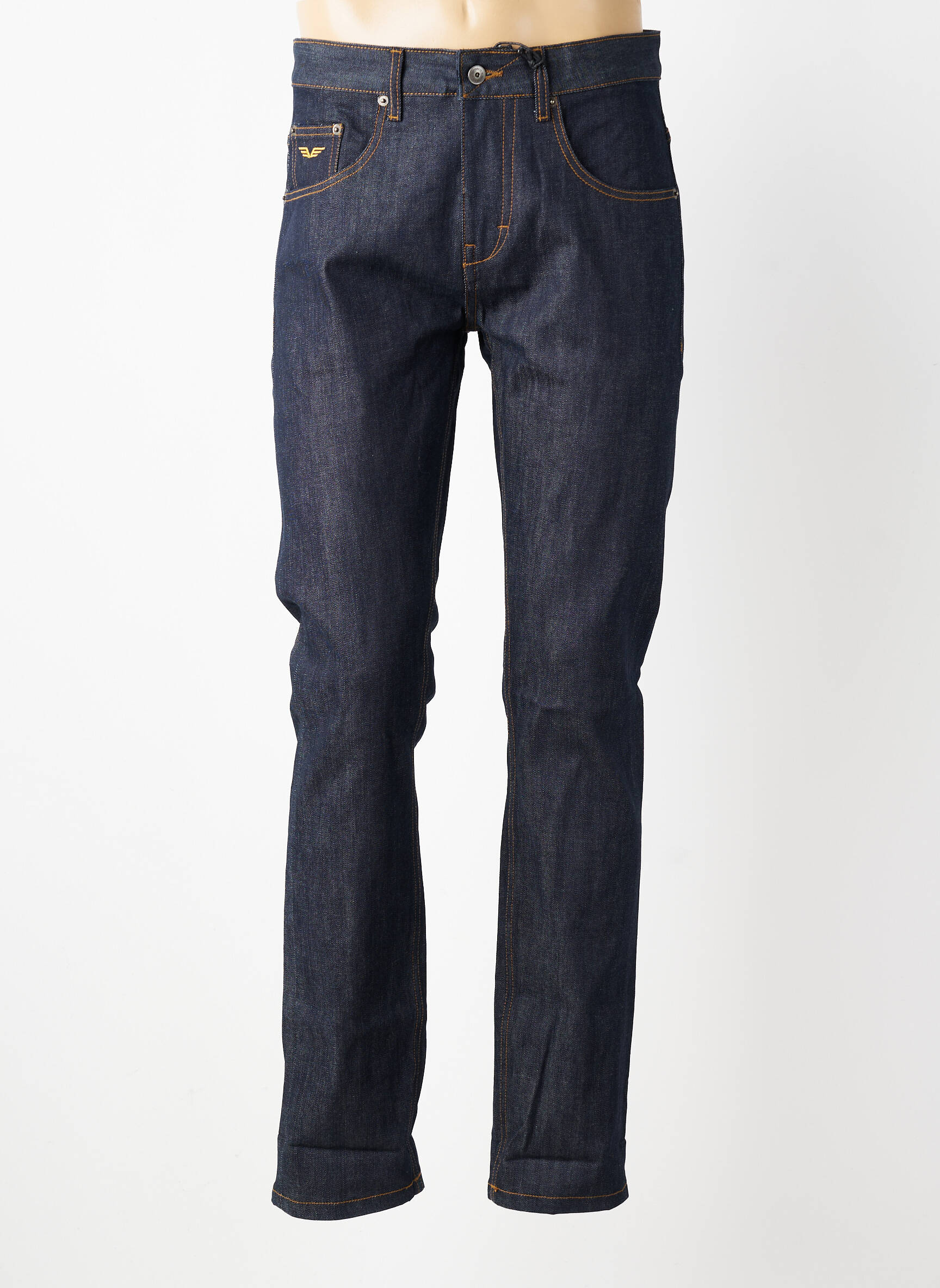 Jeans coupe slim tissage brut taille normale bleu DAYTONA homme